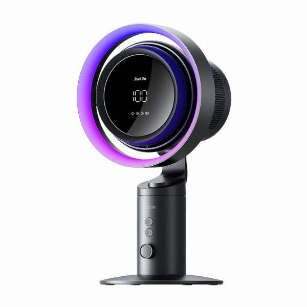 Jisulife Table Fan Pro3 8000mAh Rechargeable Air Circulating Fan with Cooling & Air Purification