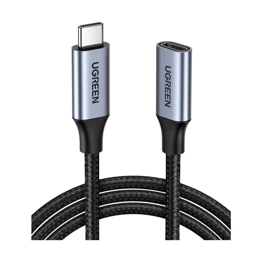 UGREEN US372 USB-C Male to Female Gen2 Aluminum Case Braided Extension Cable 1M (30205) UGREEN US372 USB-C Male to Female Gen2 Aluminum Case Braided Extension Cable 1M (30205)