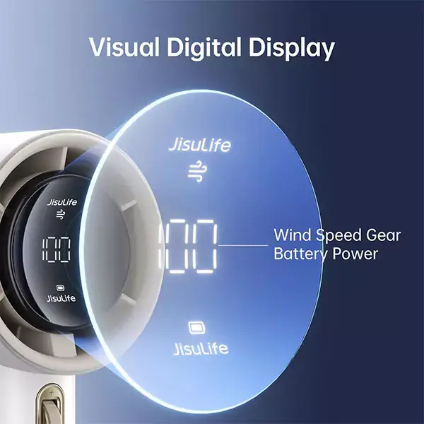 JisuLife Pro1 Rechargeable Handheld Fan 3600mAh