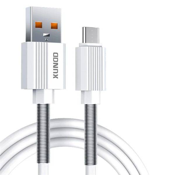 XUNDD XDDC-016 1m Dual Spring Connector 2.4A Fast Charging & Data Transmission Cable XUNDD XDDC-016 1m Dual Spring Connector 2.4A Fast Charging & Data Transmission Cable
