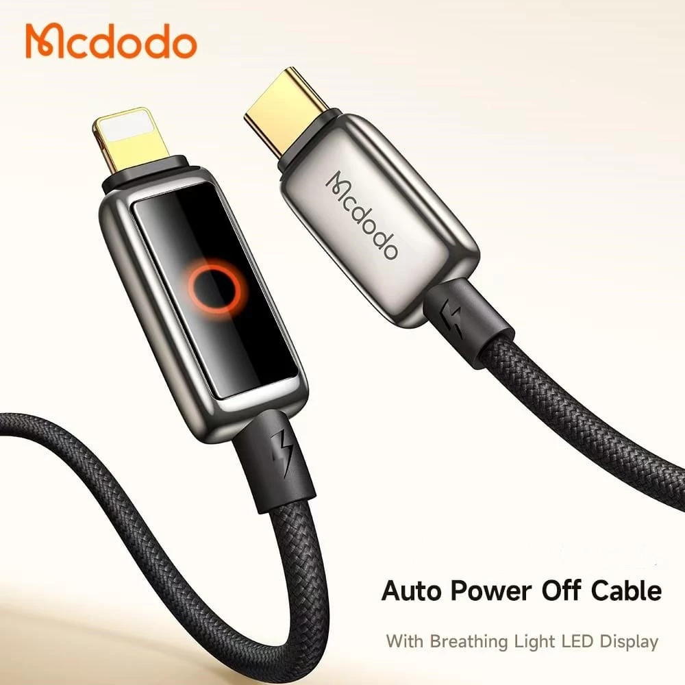 McDodo CA-667 36W USB-C to Lightning Auto Power Off Charging Cable