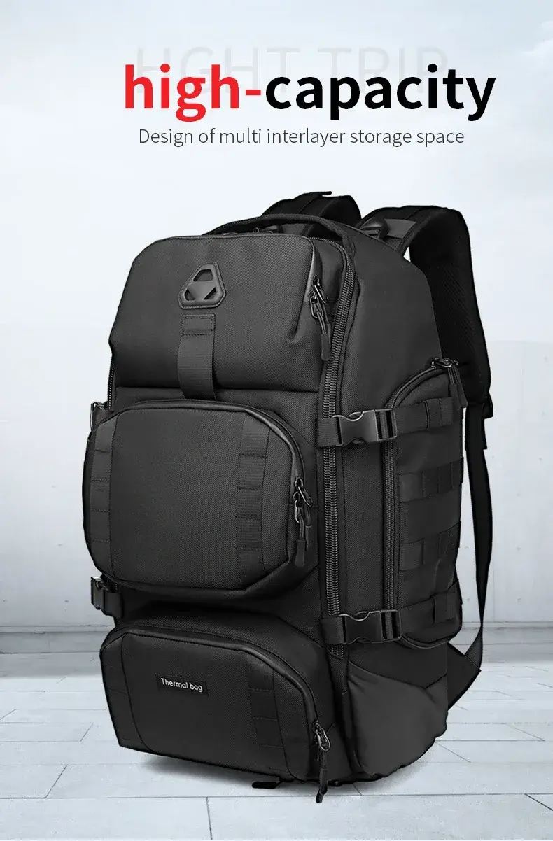 Ozuko 9386 Multi-Pocket Hiking & Travel Backpack Lightweight and Durable