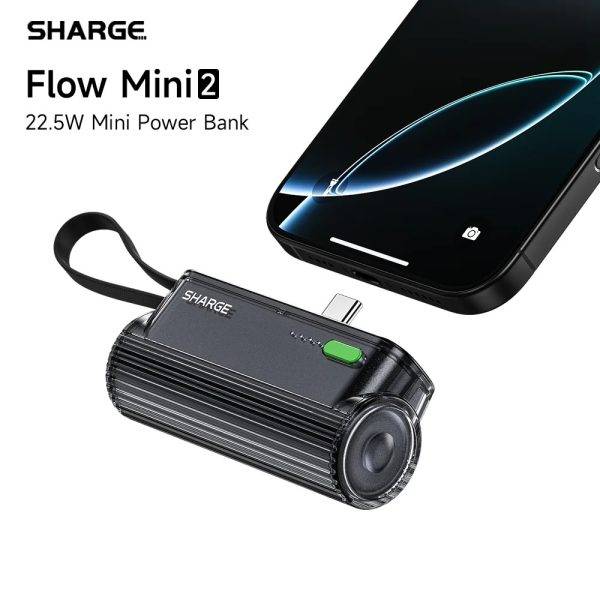 SHARGE Flow Mini 2 T1 Transparent 5000mAh Power Bank