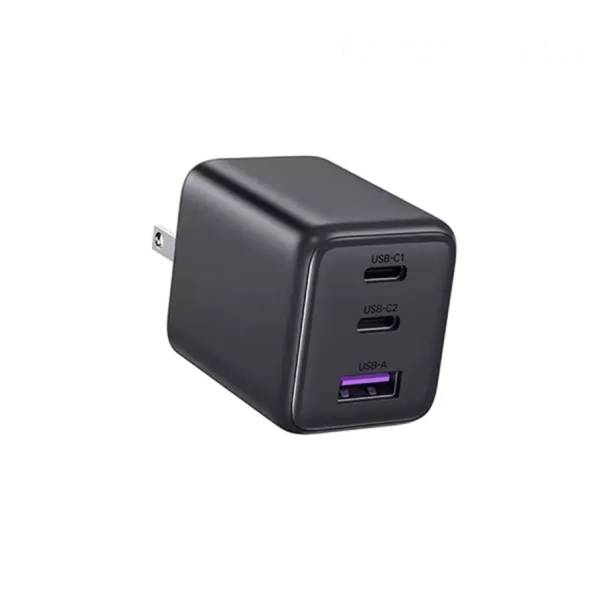 UGREEN X515 30W GaN Fast Charger with 3 Ports PD 3.0 Dual USB-C + USB-A – 55476