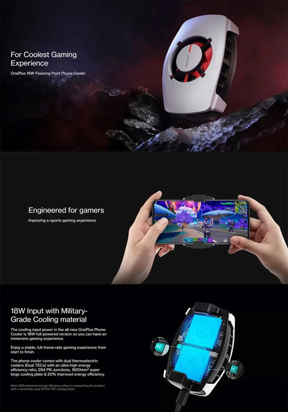 OnePlus 18W Freezing Point Magnetic Phone Cooler