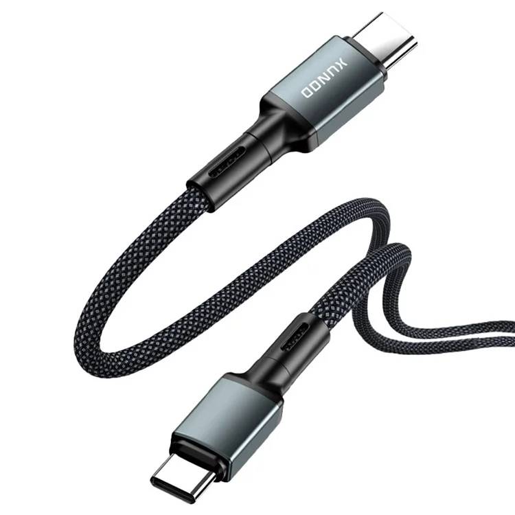 XUNDD XDDC-033 1m 60W USB-C to USB-C Aluminum Alloy Braided Fast Charging Data Cable