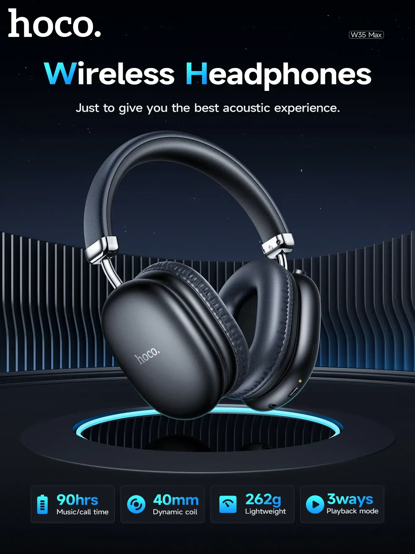 Hoco W35 Max Wireless Headphones