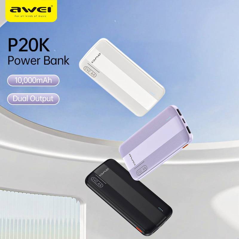 Awei P20K 10,000mAh Power Bank