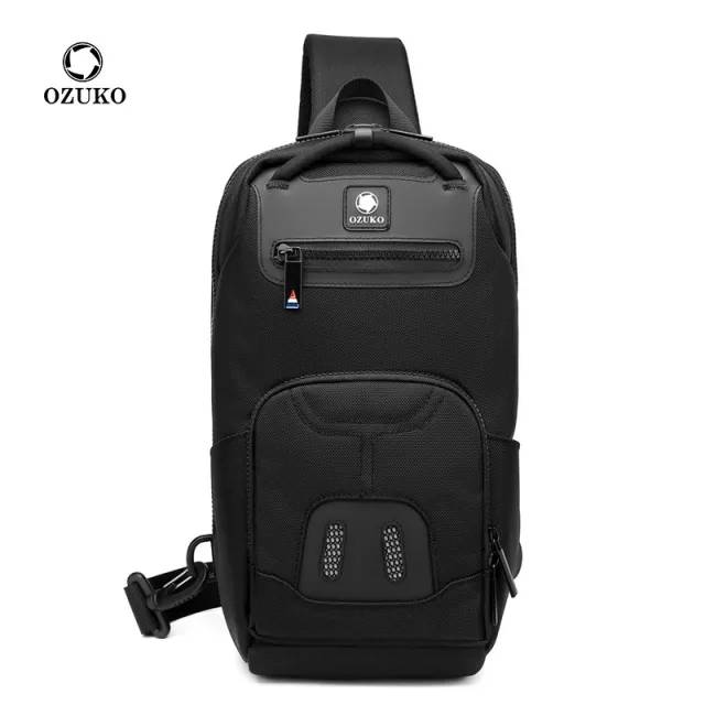 Ozuko 9420 Men's Mini Anti-Theft Sling Bag Nylon Crossbody Chest & Phone Shoulder Bag