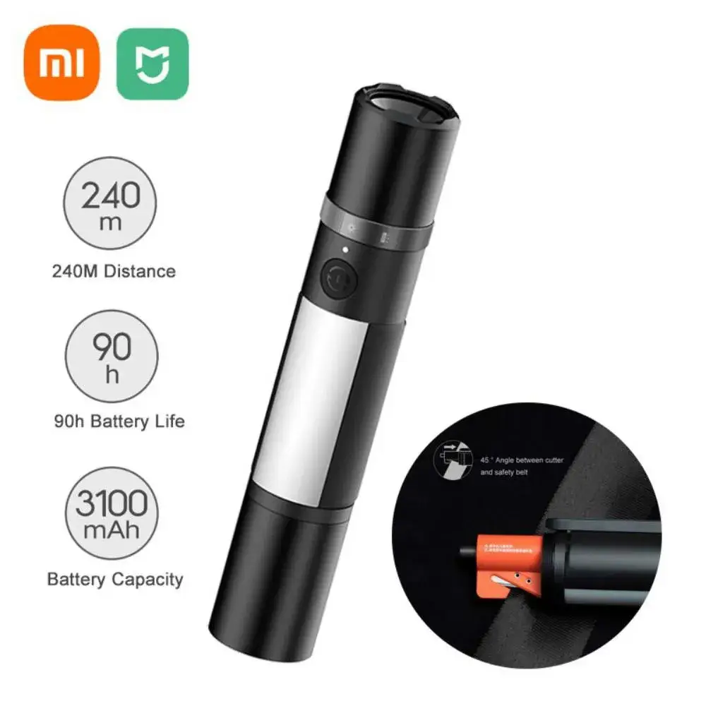 Xiaomi MIjia 1000lm LED Flashlight with IPX4 & 3100mAh Rechargeable Battery