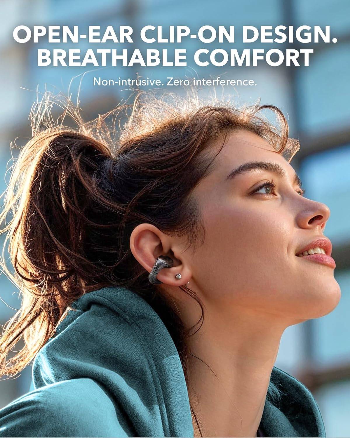 Anker Soundcore C30i Transparent Open-Ear Clip-On Wireless Earbuds