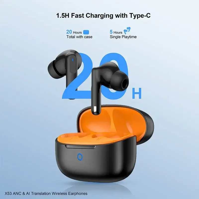 XUNDD X53 ANC & AI Translation Wireless Earphones