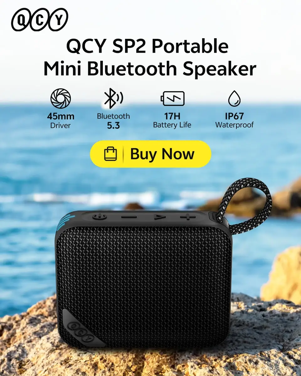 QCY SP2 Portable Bluetooth Wireless Speaker