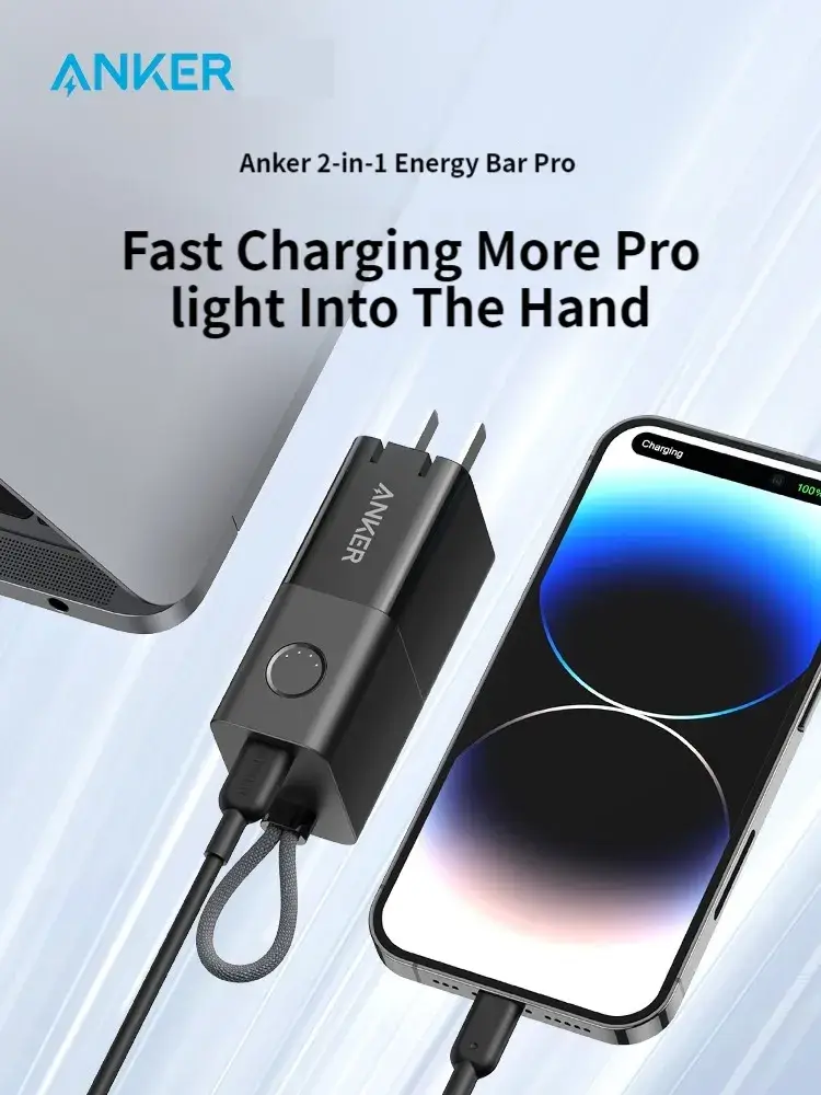 Anker A1634 511 Power Bank PowerCore Fusion 30W 2-in-1 Charger & Power Bank
