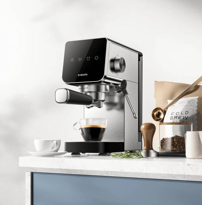 Xiaomi Semi-Automatic Espresso Coffee Machine with Steam Wand and Dual Temperature Control