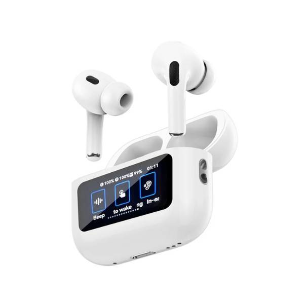 WiWU T22 ANC True Wireless Earbuds with LCD Touch Control Charging Case