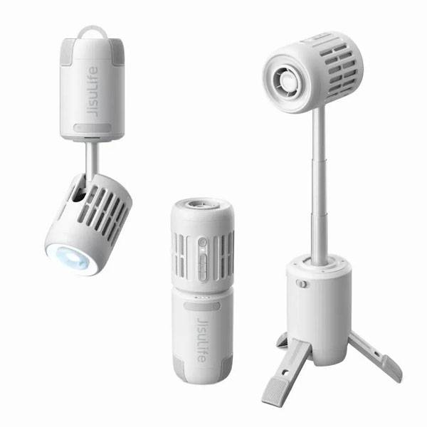 JISULIFE Ultra1 Outdoor Rechargeable Fan 13500mAh Battery High-Power Portable Cooling Fan