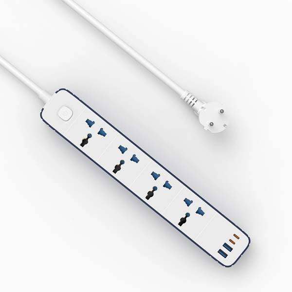WiWU Wi-S007 PS422 8-in-1 GaN 20W Fast Charging Power Strip