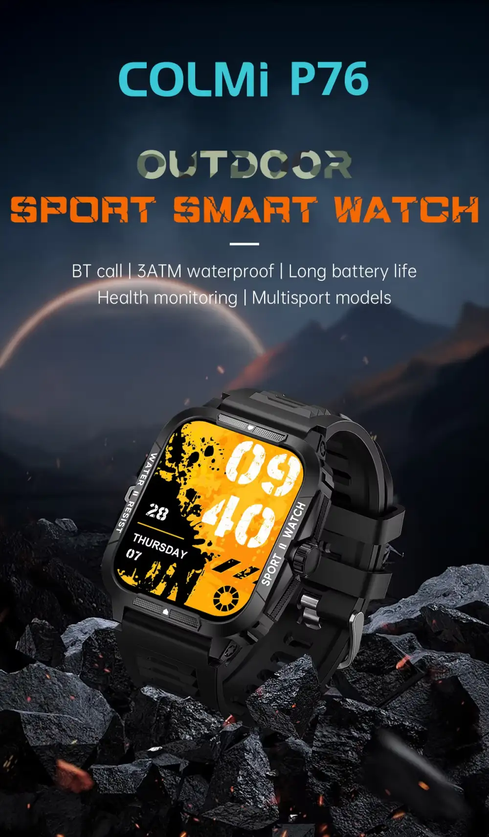 COLMI P76 Outdoor Sports Smartwatch