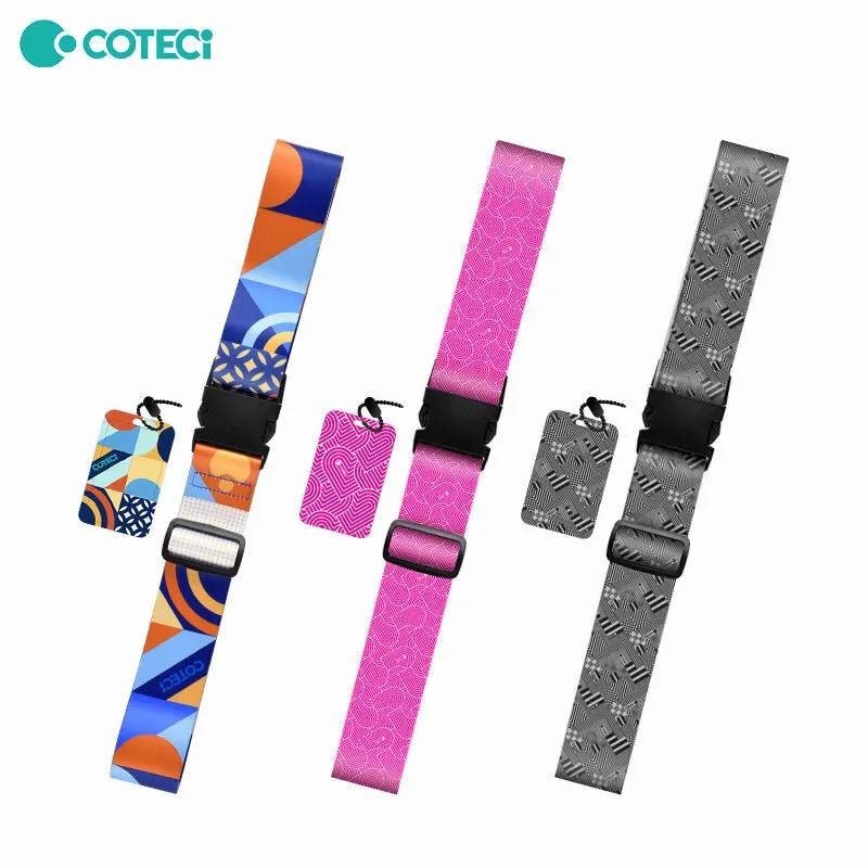 COTECi OT-006 Anti-Theft Luggage Strap with TSA Combination Lock & Luggage Tag Set