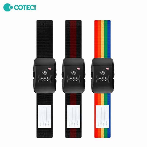 COTECi TR-004 TSA-Approved Adjustable Luggage Strap for Suitcases