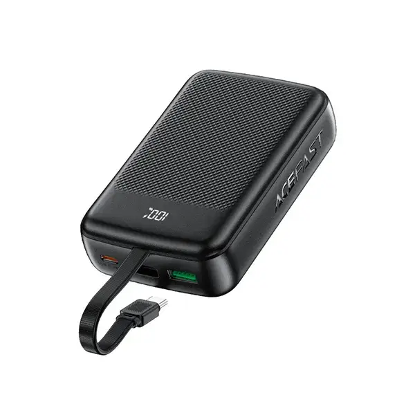 ACEFAST M14 20000mAh Power Bank 22.5W PD Fast Charging with Built-in USB-C Cable