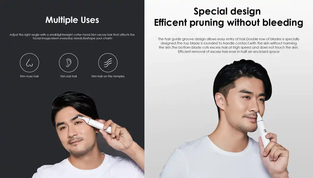 Xiaomi SOOCAS N1 Eyebrow & Nose Hair Trimmer with Sharp Blade