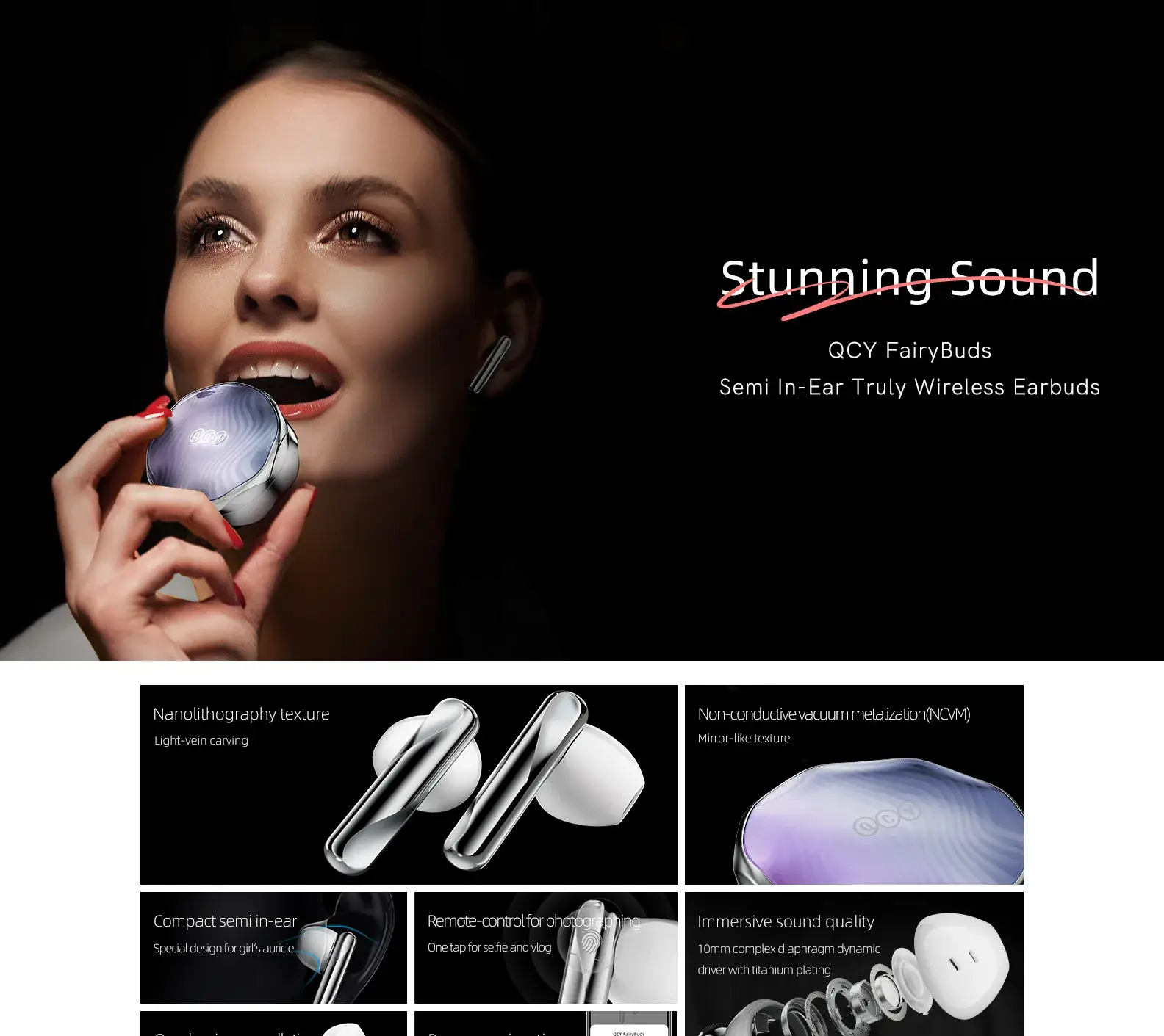 QCY T21 FairyBuds - True Wireless Earbuds