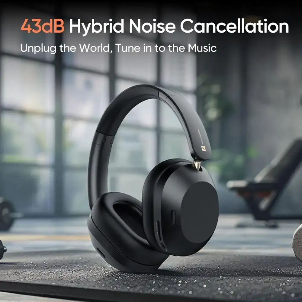 Realme TechLife Studio H1 Over-Ear Wireless Bluetooth Headphones