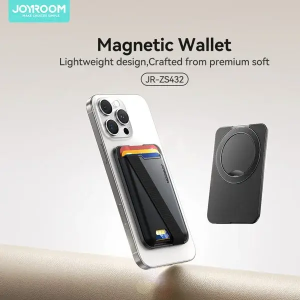 Joyroom JR-ZS432 MagSafe Card Holder Wallet with RFID Protection