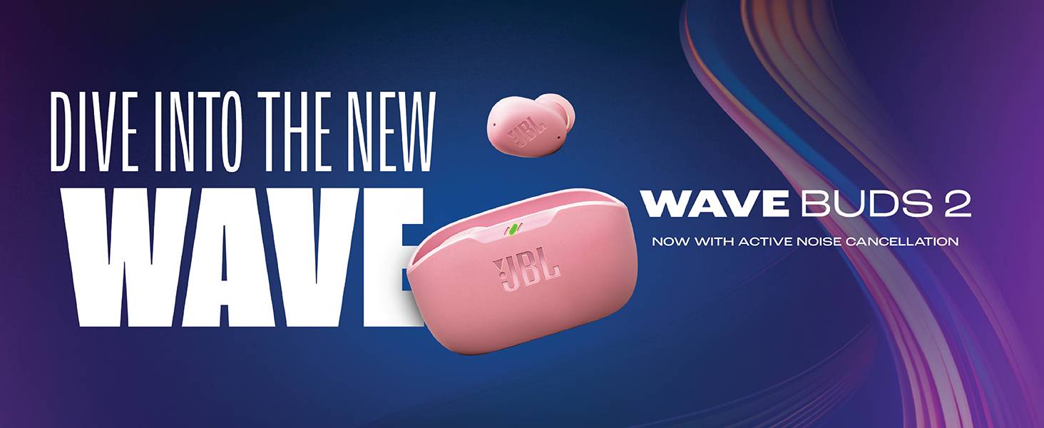 JBL Wave Buds 2 True Wireless Noise Cancelling Earbuds
