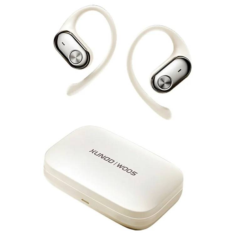 XUNDD W005 Open-Ear Bluetooth 5.4 Earbuds with Earhooks (1 Pair) - Beige