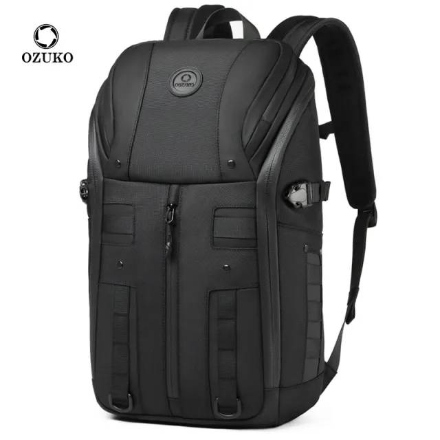 Ozuko 9697 Men's Waterproof Business & Travel Laptop Backpack 15.6" Computer