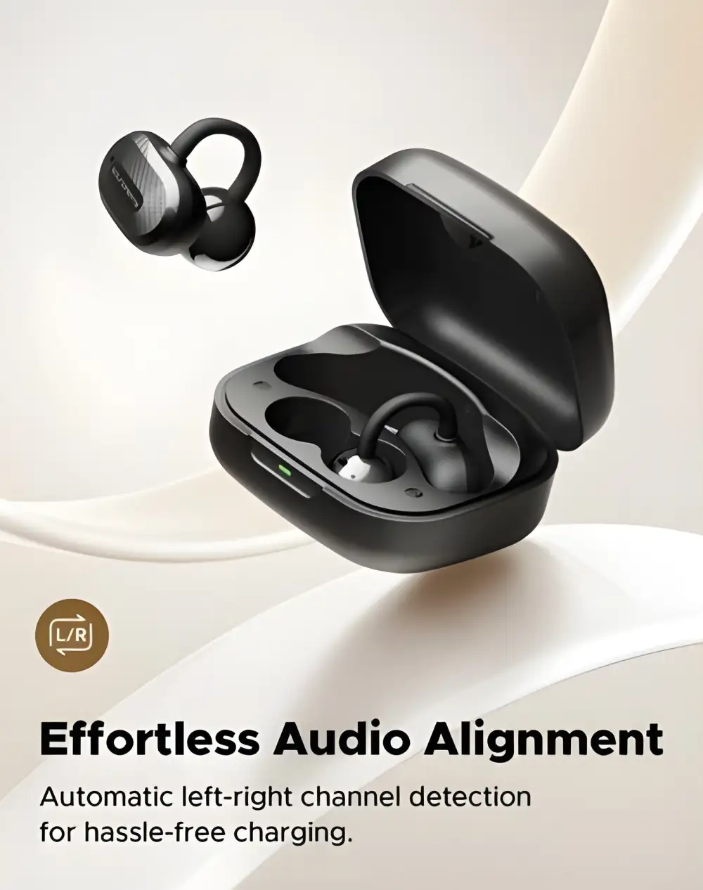 SoundPEATS Air Clip Dual-Device Open-Air Design & ANC True Wireless Earbuds