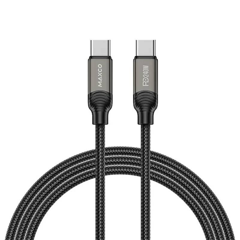 MAXCO MS16CC 1.5m Braided Type-C to Type-C 240W PD Fast Charging & Data Cable