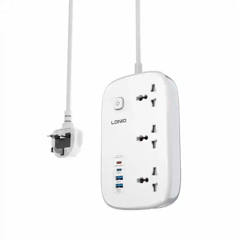 LDNIO SC6 45W Power Strip Smart Extension Socket with USB-C Fast Charging Port