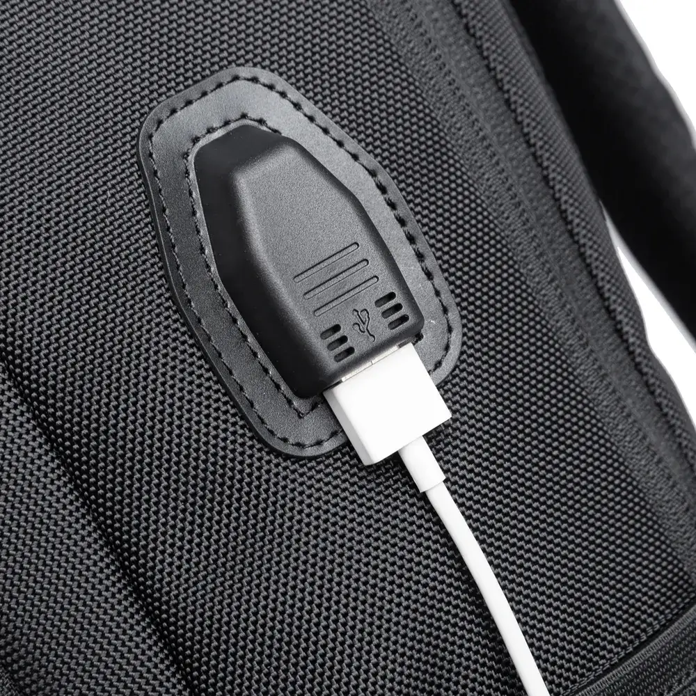 BANGE BG-1922 16-Inch Waterproof Oxford Laptop Backpack for Men with USB Charging Port