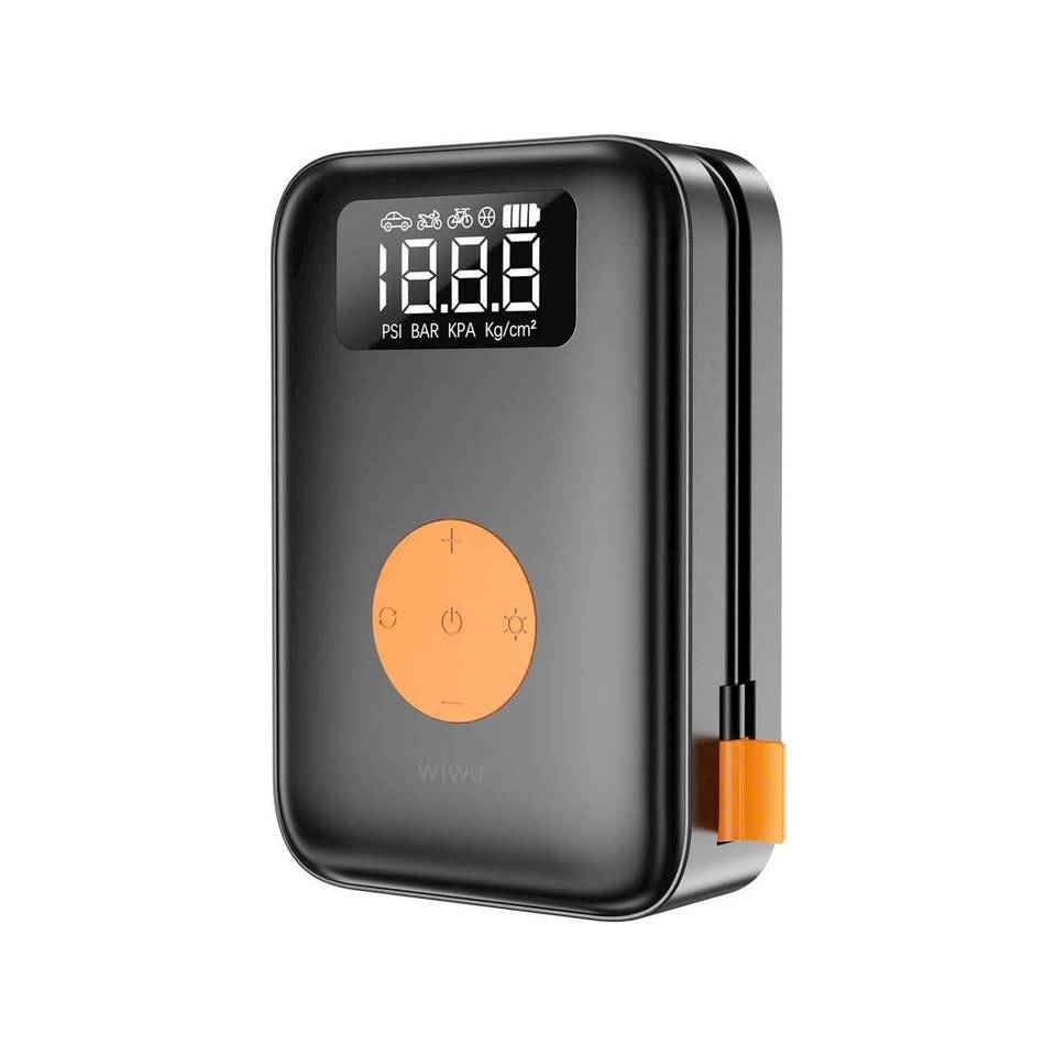 WiWU WI-AI003 Portable Cordless Air Compressor with Integrated Power Bank