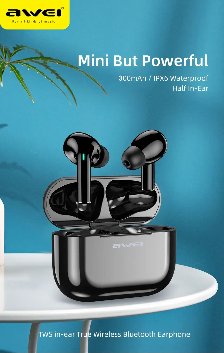 Awei T29 ANC True Wireless Bluetooth Earbuds