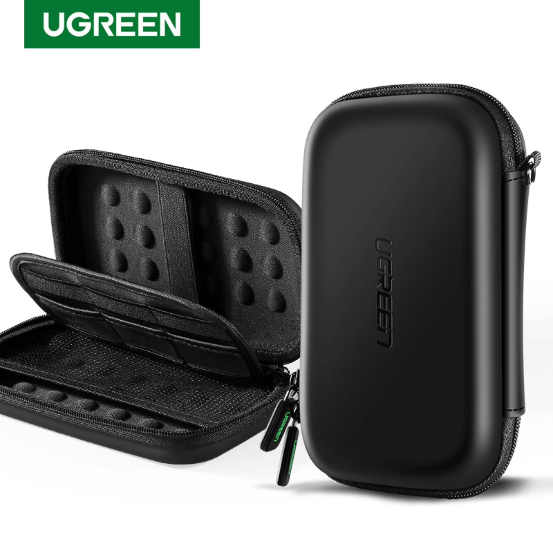 UGREEN 40707 External Hard Drive & Electronics Travel Organizer Case