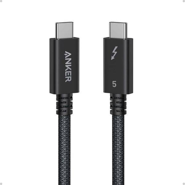 Anker Prime Thunderbolt 5 Cable 240W Power 80Gbps Data Transfer 3.3ft Length