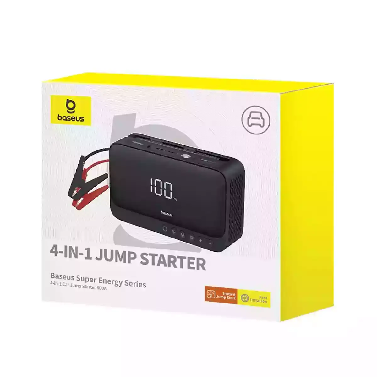 Baseus BS-CH013 Super Energy Series 4-in-1 Car Jump Starter 600A Portable Power Bank
