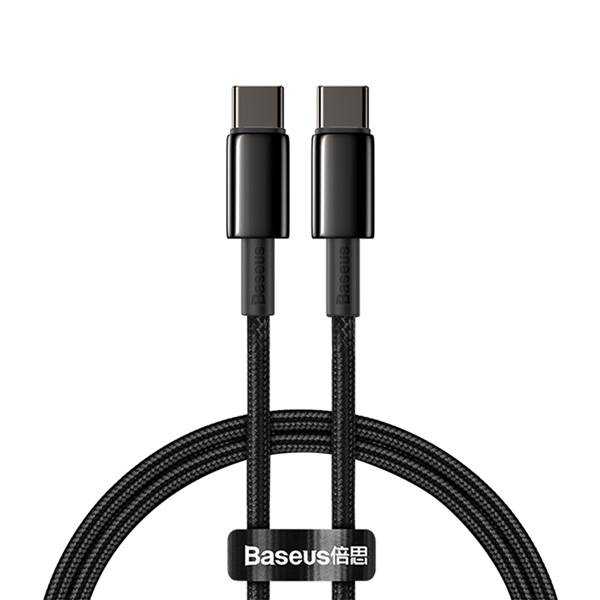 Baseus Tungsten Gold Series 100W Type-C to Type-C Fast Charging & Data Cable 2M