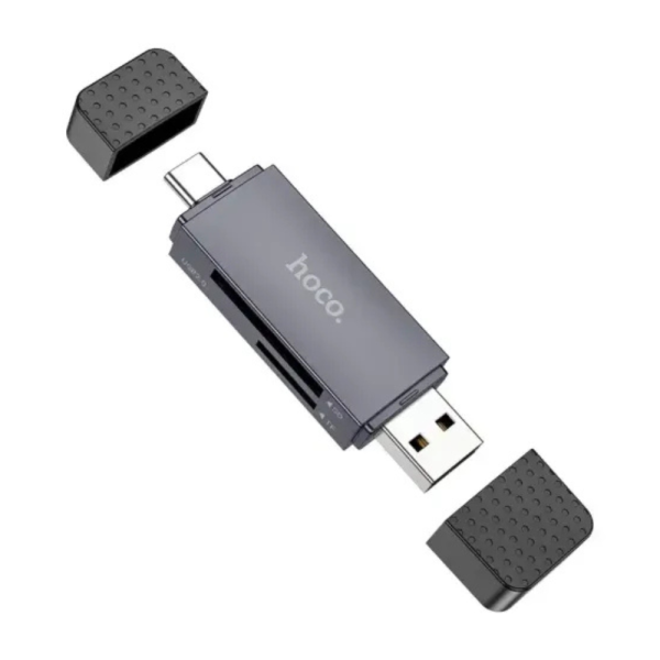 Hoco HB45 Spirit 2-in-1 High-Speed Card Reader USB & Type-C, USB 2.0/3.0 Compatible