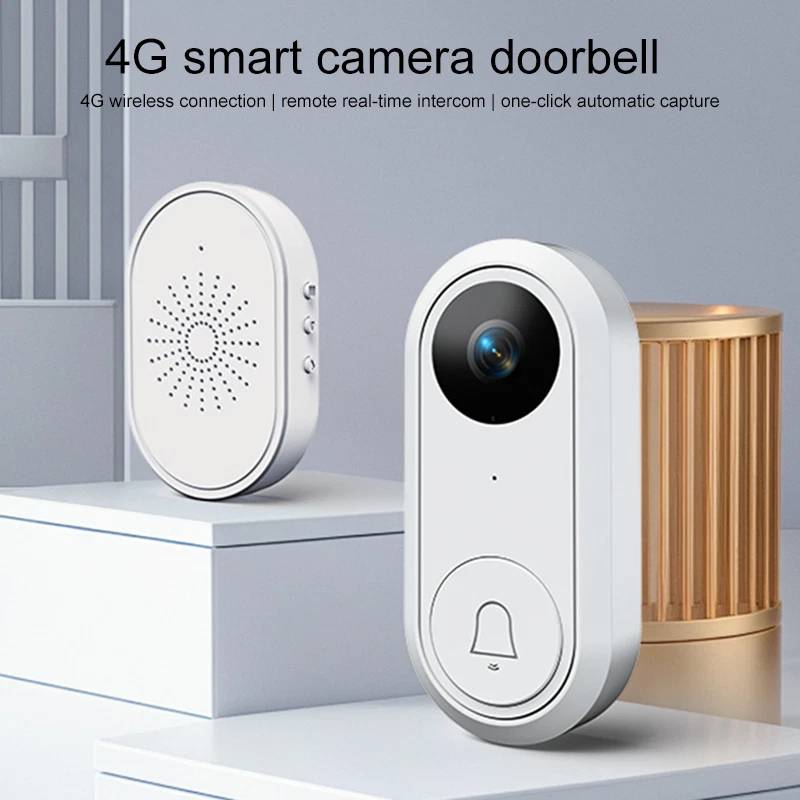 Smart Wireless Video Doorbell with AI Motion Detection and Easy Installation