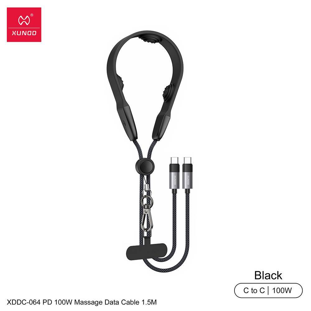 XUNDD XDDC-064 1.5M PD 100W Fast Charging & Data Transfer Cable with Massage Grip XUNDD XDDC-064 1.5M PD 100W Fast Charging & Data Transfer Cable with Massage Grip