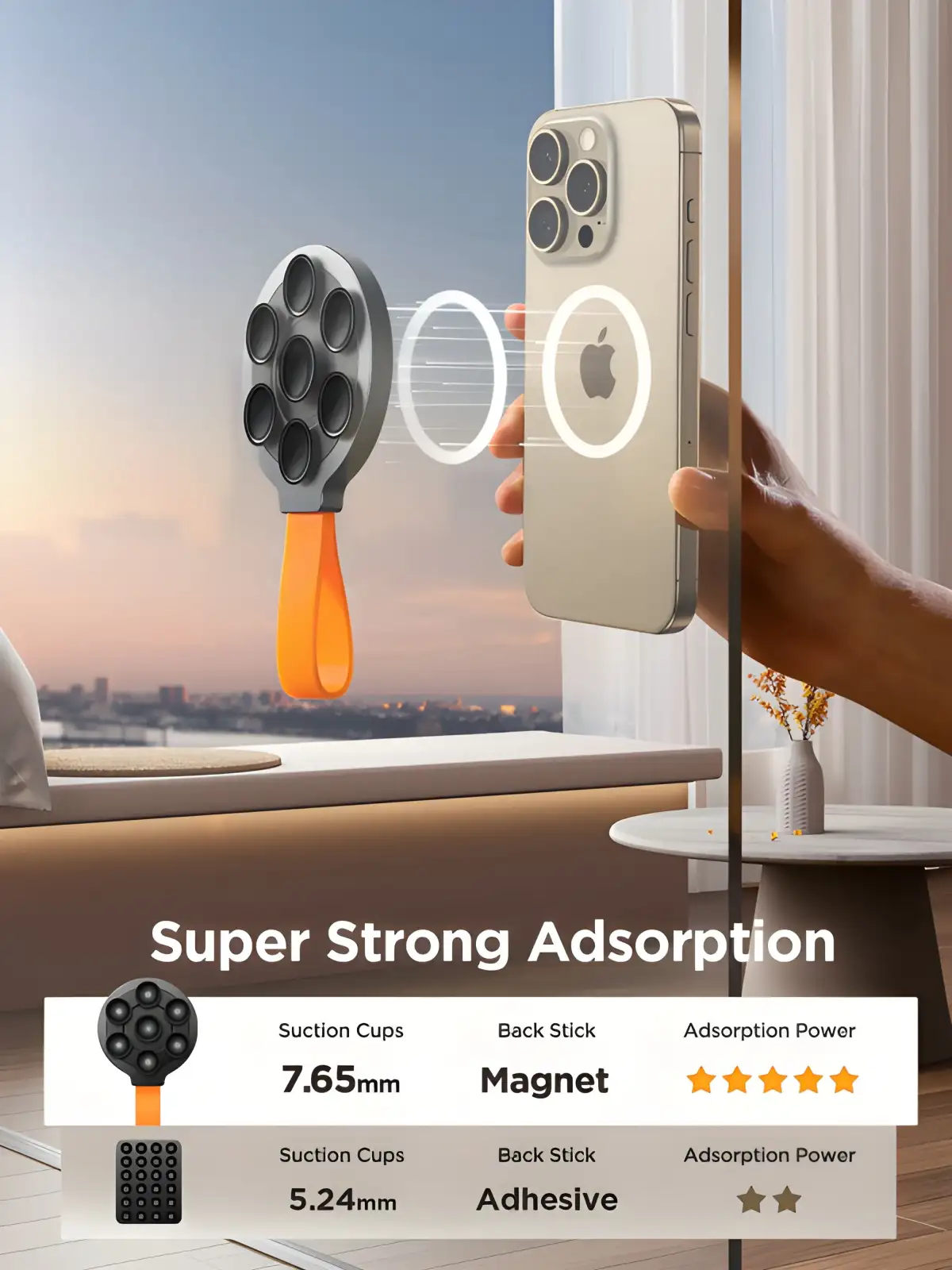 Joyroom JR-ZS393 Universal 360° Adjustable Magnetic Phone Mount with Strong Grip