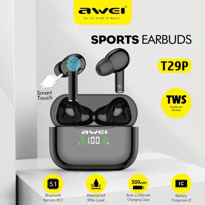 Awei T29P True Wireless Bluetooth Earbuds