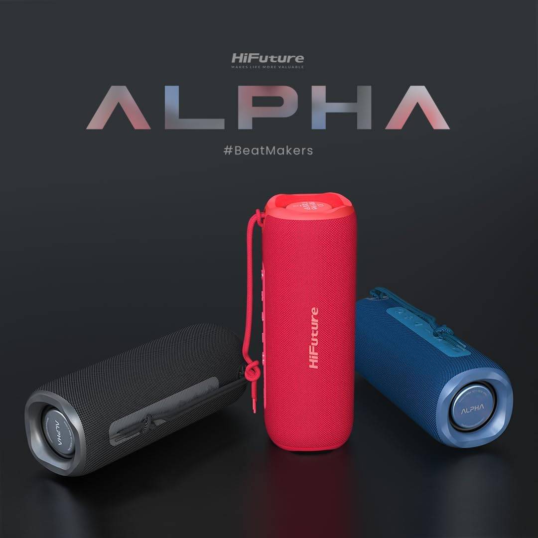 HiFuture Alpha Portable Wireless Speaker with 20W High-Fidelity Audio Output