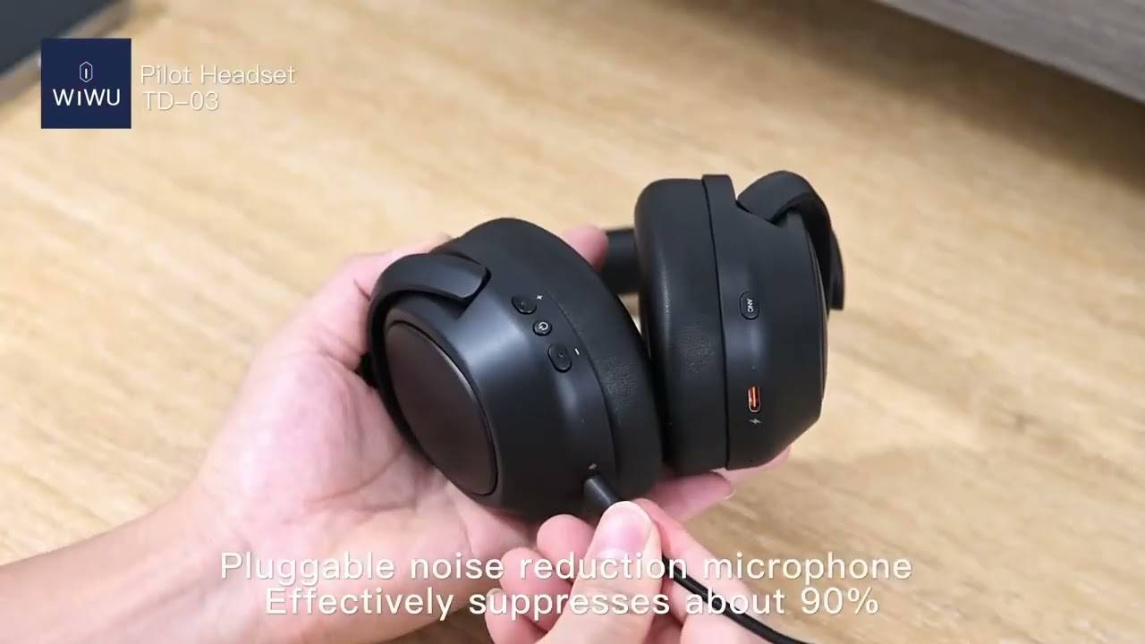 WiWU Pilot TD-03 ANC Over-Ear Bluetooth Headphones